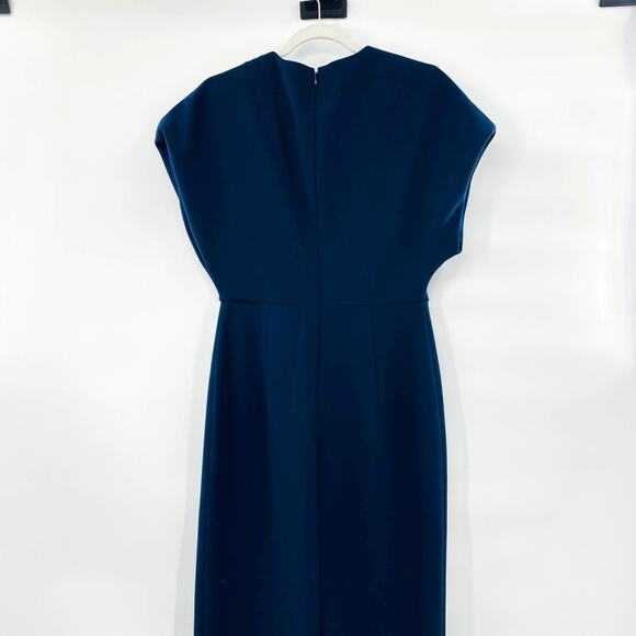 NEW Club Monaco Janah V-Neck Jumpsuit In Aviator Navy Blue Size 2 Quiet Luxe - Picture 5 of 11
